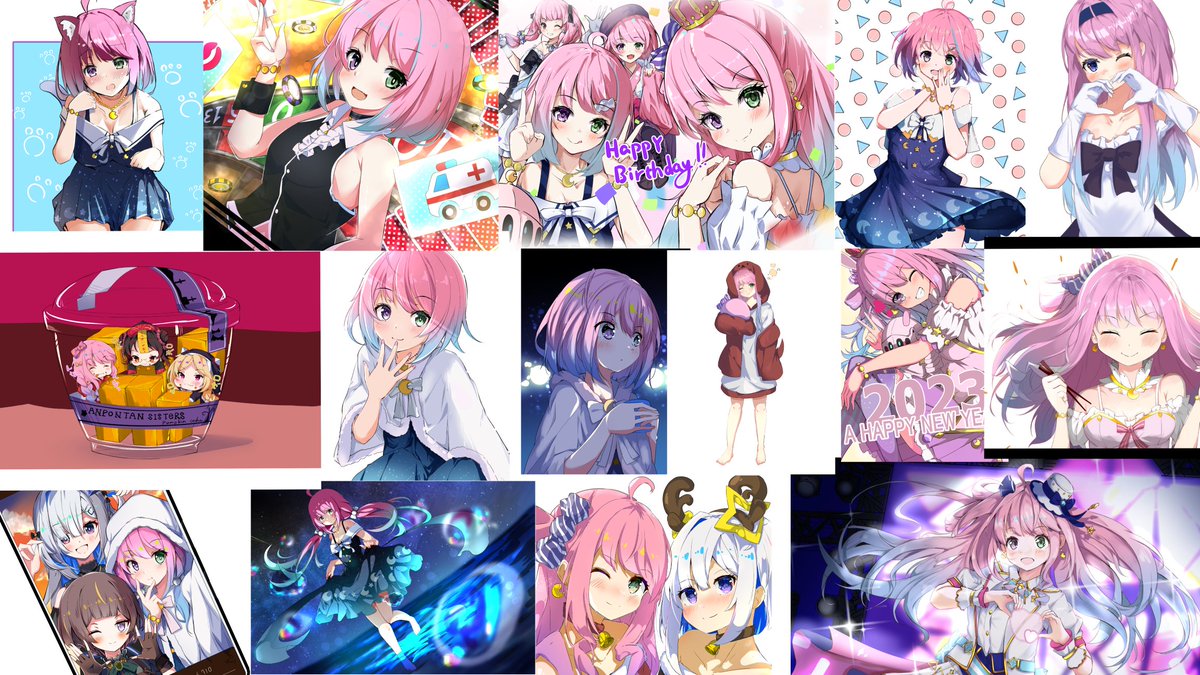 もうすぐ姫様描きはじめて100超えるかなと思ったら超えてた。とりあえず、把握できてるものだけ～(117枚分2年10か月分) 