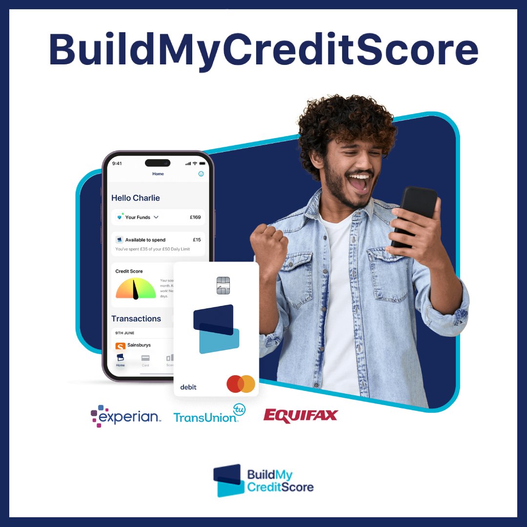 🔗 Discover BuildMyCreditScore! 🏦💳 The debit card that works with your bank to build your credit score through everyday spending🌟 buildmycreditscore.com #BuildMyCreditScore #FinancialFreedom