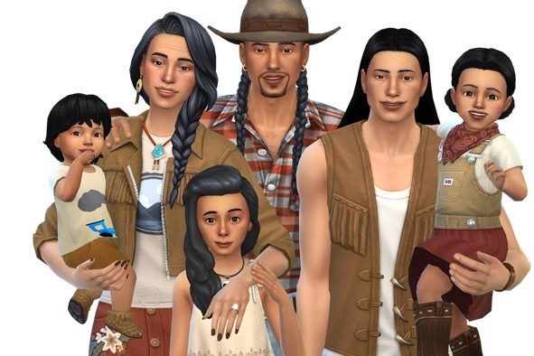 I just shared The Thunderhawk Family Household on #TheSims4 Gallery! #ShowUsYourSims #HorseRanch Gallery ID - SakuraLeon