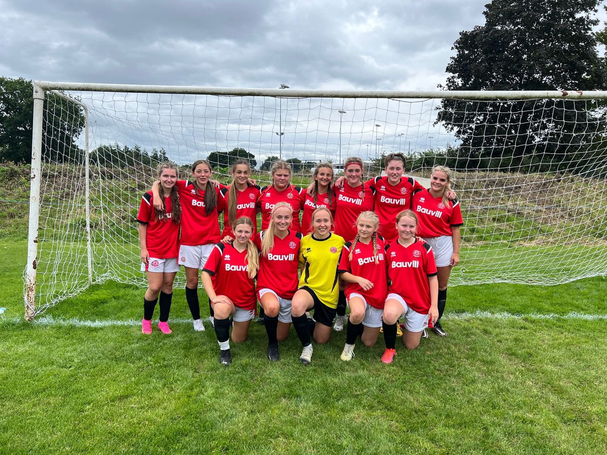 ChatsAcademy's tweet photo. Our Academy girls had a fantastic time competing in the Britannia International Cup this weekend, which included a trip to watch @MKDonsFC take on @NTFC! 👌 

🔴⚪️⚫️ #UpTheChats https://t.co/HuKJGIUBbG