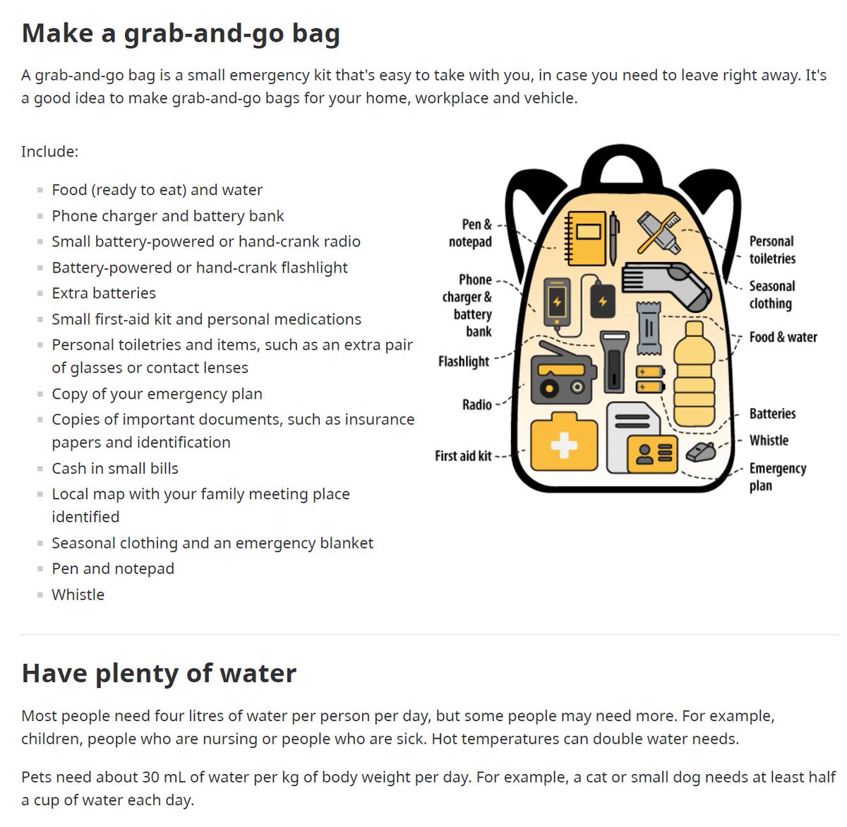 DriveBC's tweet photo. 📣Build an emergency kit &amp; grab-and-go bag, courtesy of PreparedBC@gov.bc.ca  https://t.co/DiCJKVCJkZ

This link includes
translated supply lists: Français (French) | 简体中文 (Simplified Chinese) | 繁體中文 (Traditional Chinese) | ਪੰਜਾਬੀ (Punjabi) 

Thank you for your attention. https://t.co/00pyk2CYFi