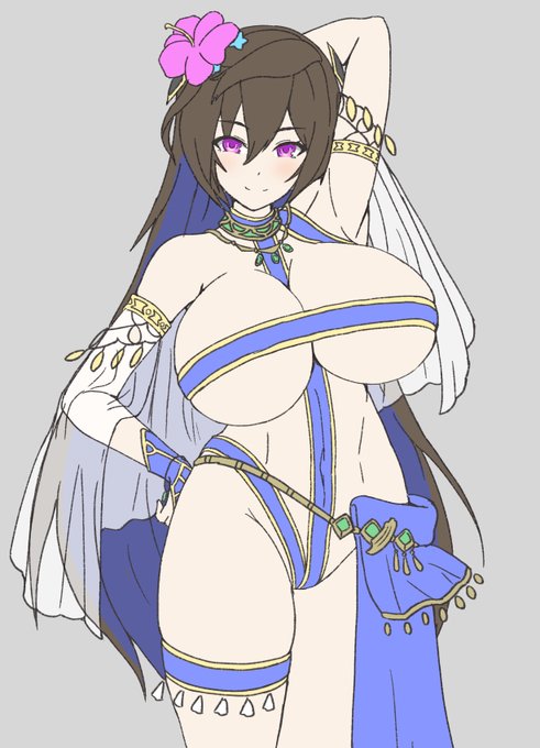 途中まで描いて放置していた水着ホルシードの続きを描いているがこれはポーズが微妙に違うだけでほぼ公式絵の模写なのでは?と感じている 