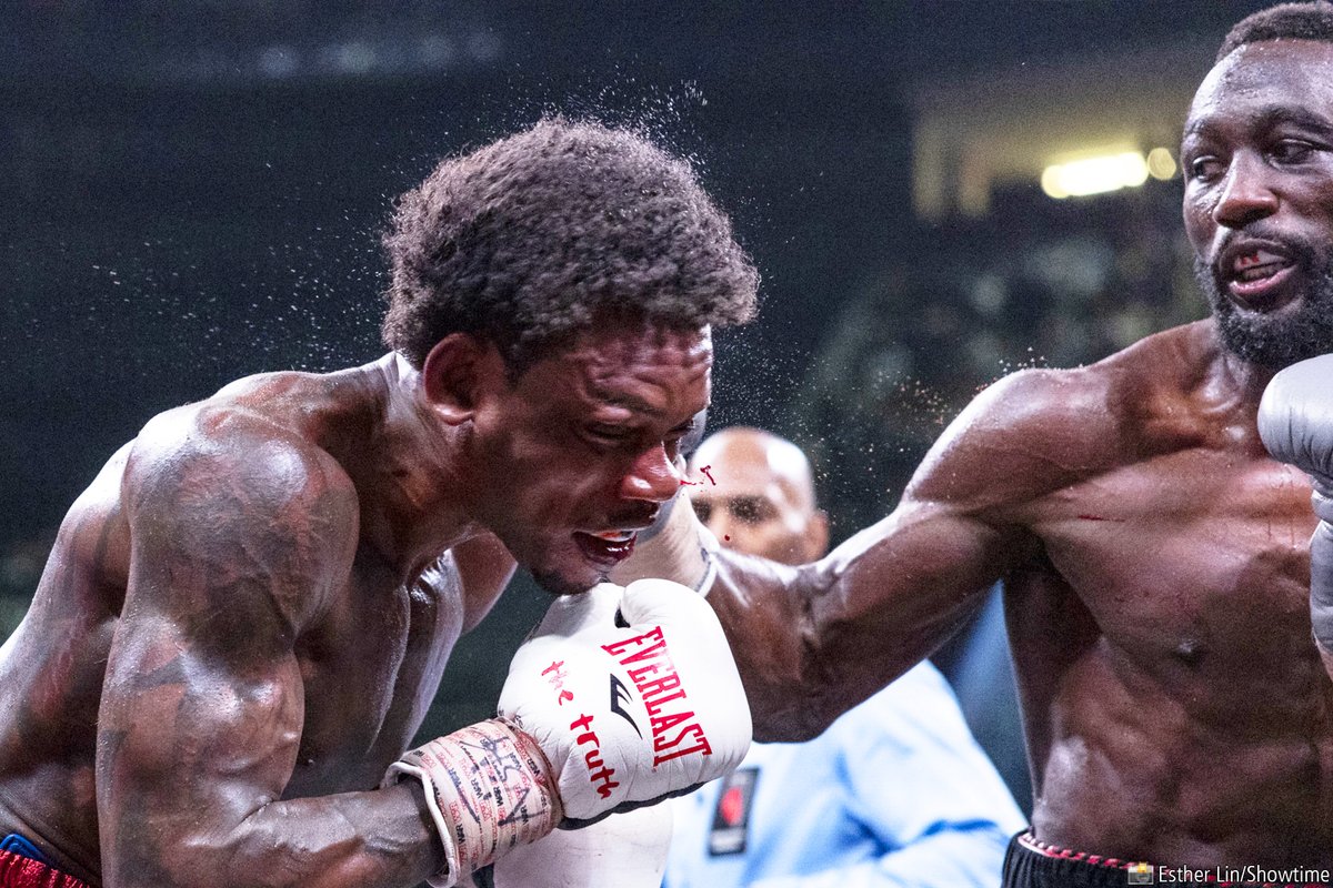 ringmagazine's tweet photo. Incredible photos of the damage Terence Crawford inflicted on Errol Spence… https://t.co/5o7SXhlfGq
