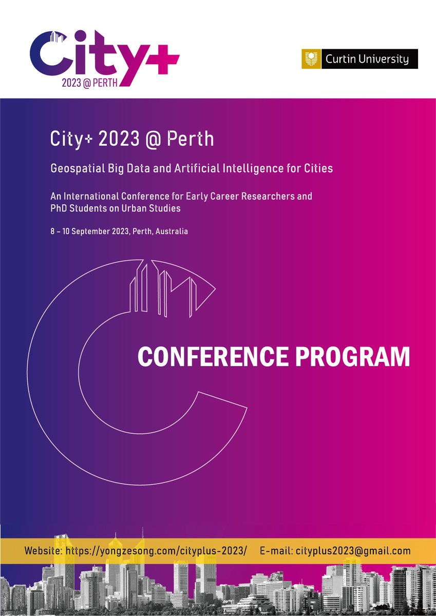 CityPlusNetwork's tweet photo. We are pleased to announce our Conference Program. 
👏We will have 300+ attendees from 29 Countries and Regions in Asia, Europe, North America, South America, and Oceania. 
📢You can still book a free ticket for the physical session.
https://t.co/zOeiXOCobD
@YongzeSong https://t.co/R4priTG1VC