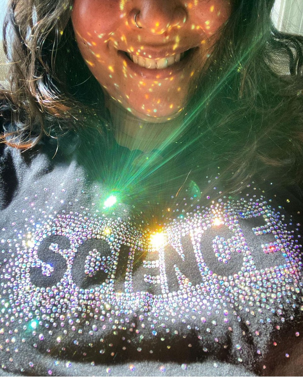 SmartyPartyShop's tweet photo. Where did you get that?! From Smarty Party, of course! @/geri.medina is SHINING in our science rhinestone tee. Thanks for tagging us! You look absolutely FAB. Brilliant minds, and brilliant style! Check it out: https://t.co/4Tho5LW4Ru https://t.co/6m30WgpIFV