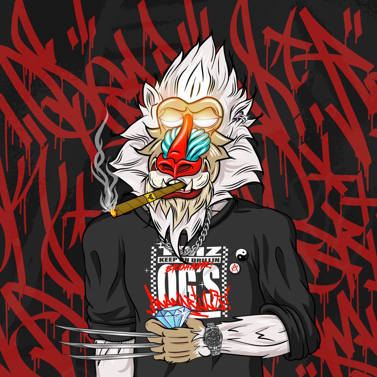 My first yeti <a href="/TheMandrillz/">The Mandrillz NFT ™️💤</a> and it is also a special one. Only for OG'S possible to mint. Thx <a href="/Seppow86/">Seppow ™️💤</a> for your great and hard work. <a href="/TheMandrillz/">The Mandrillz NFT ™️💤</a> always delivers. #mandrillz