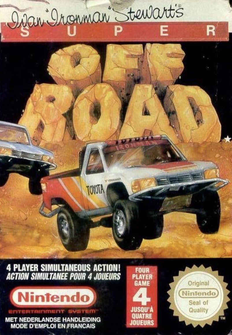 RETROVIDEOGAM's tweet photo. Super Off Road Nes 1989  #gaming, #jeuxvidéo, #gamer, #gamedev, #streaming, #esports, #gamersunite, #gamingcommunity, #videogames, #gaminglife, #gamenews, #nes, #nintendo, #superoffroad https://t.co/ecUASlt6Uv