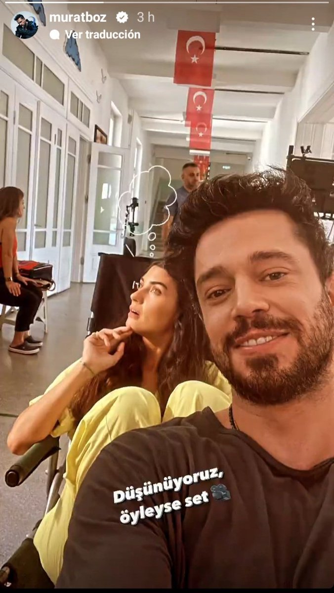 ire_marti's tweet photo. Otro dia mas trabajo en el set de Another Self y felices de recibir noticias 😁😁
#TubaBüyüküstün
#MuratBoz
#AliBoz
#AnotherSelf
#ZeytinAğacı https://t.co/8tFRGiKVjT