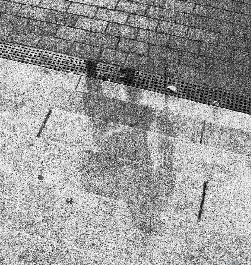 creepydotorg's tweet photo. This is a permanent shadow of a man at the exact moment the atomic bomb "Little Boy" went off over Hiroshima, 1945. https://t.co/k0ZmiDfuXb