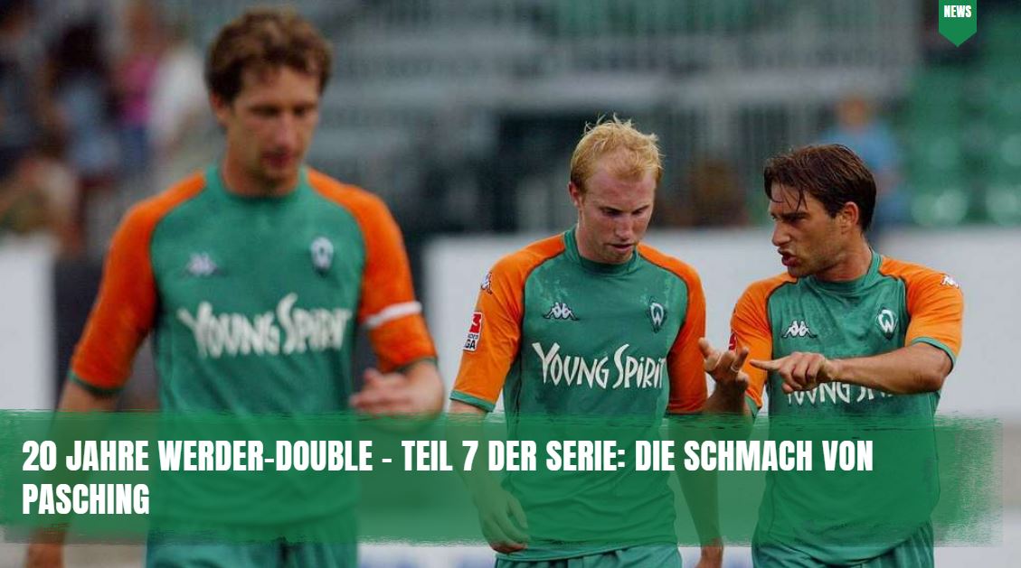DeichStube's tweet photo. #Werder erlebte 2003/04 seine beste Saison. Genau 20 Jahre ist das her. Die #DeichStube feiert diesen runden #Double-Saison-Geburtstag mit einer Serie. Weiter geht es in Teil 7 mit einer Blamage im UI-Cup in #Pasching - Thomas #Schaaf erinnert sich👉https://t.co/0X3NruDgD9 https://t.co/u2gtLBkLdF