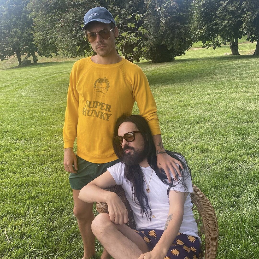 TheHarryNews's tweet photo. Harry with Alessandro Michele (via alessandro’s IG) https://t.co/dAfEq3WOKD