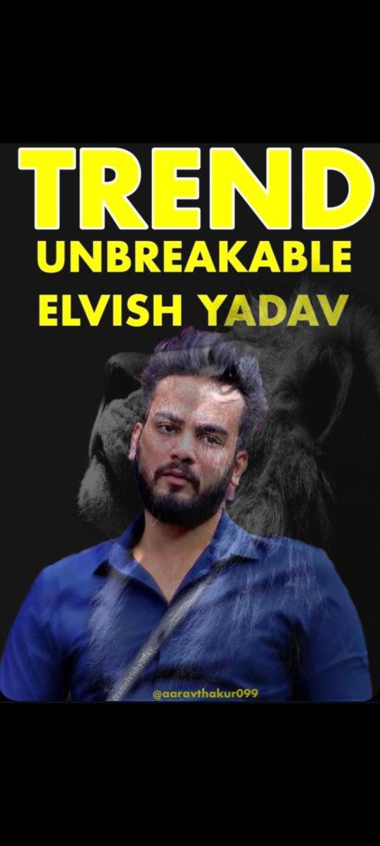 VipinSingh50237's tweet photo. UNBREAKABLE ELVISH YADAV https://t.co/0AC0jPKpeu