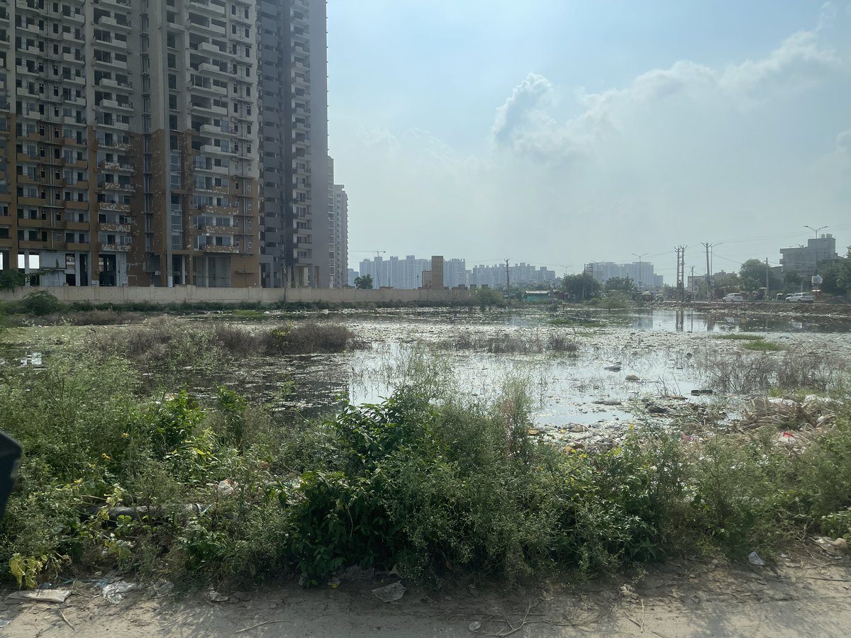 ArushJoshi4's tweet photo. @cmohry @anilvijminister @mlkhattar @rakeshdaultabad 

Respected Ministers - This is the current roadside situation in Sector 37 C, Gurgaon inviting multiple diseases. Request you to kindly take appropriate action &amp; penalise societies dumping their sever waste. Thank you. https://t.co/RxJGmJp1tC