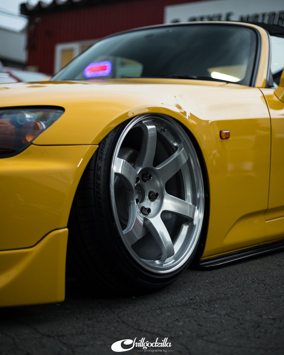 S2000完成した🫡
・Ploom×Airlift 3p
・TE37saga ステンレスブラッシュド加工
・Audi ベガスイエロー全塗装
これからたくさん走るよ〜〜