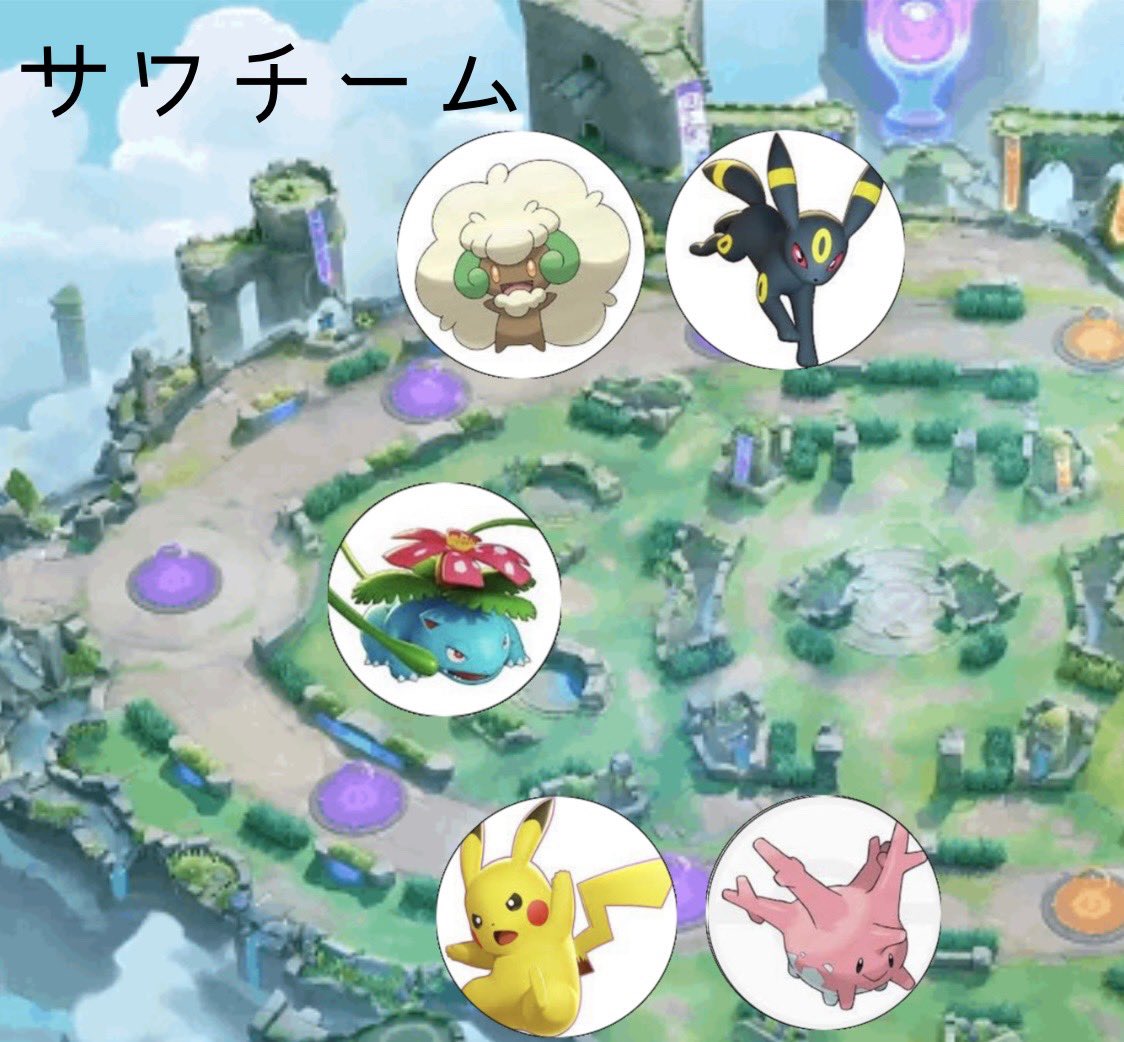 poteti_aka's tweet photo. chatGPTに聞いたポケモンユナイトおすすめ編成
 #ポケモンユナイト https://t.co/BLHngkGvtB
