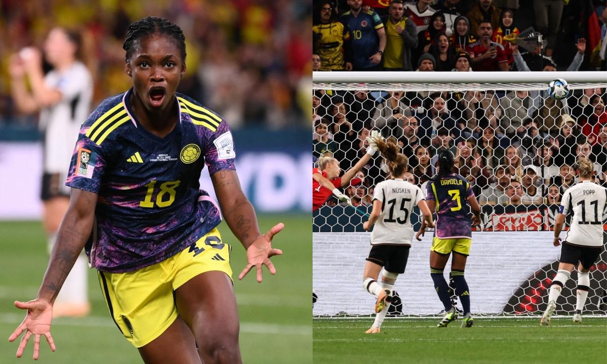 ELTIEMPO's tweet photo. 🇨🇴👏🇨🇴 ¡Colombia le ganó a Alemania en el Mundial femenino! La hazaña de la Selección femenina ➡️ https://t.co/reD430uqTt https://t.co/ofyKpepkQ1