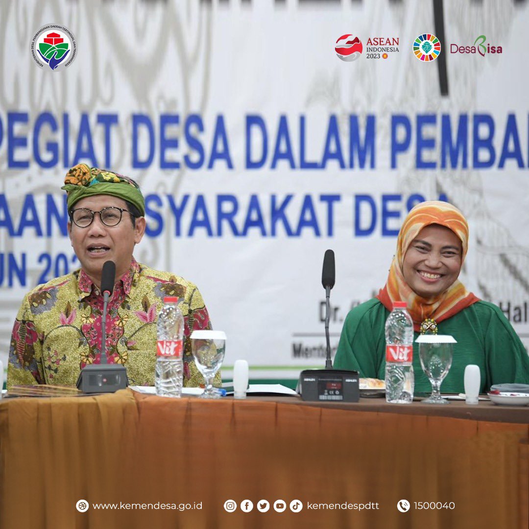 kemendespdt's tweet photo. Dana Desa Bisa Naik Rp5 M, Gus Halim Dorong Kades Tingkatkan Kualitas Pengelolaan

Dalam memanfaatkan dana desa, pengelolaan menjadi hal penting. Oleh karenanya Menteri Desa, Pembangunan Daerah Tertinggal dan Transmigrasi Abdul Halim Iskandar @halimiskandarnu https://t.co/RJuKooWxv4