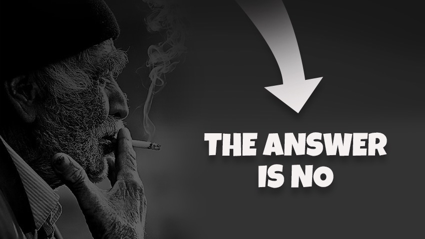 THE ANSWER IS NO tweet media