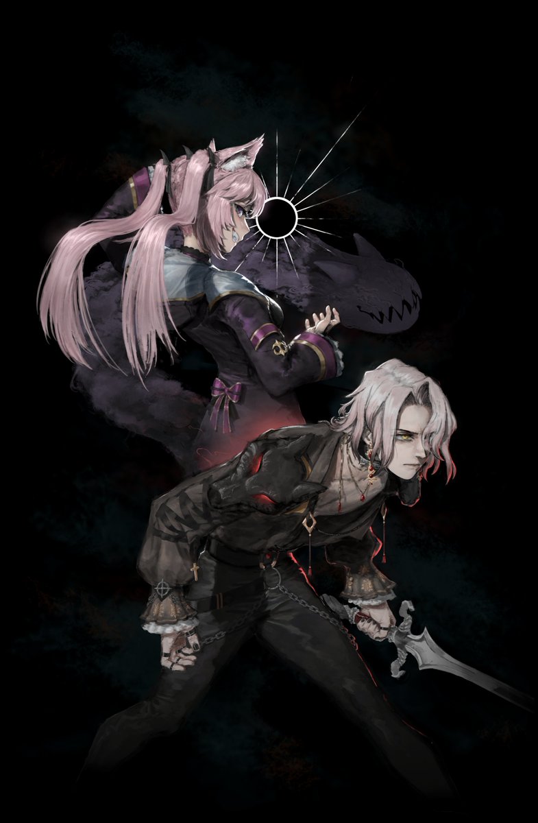 halfbakelim's tweet image. best duo
#aethelart #nyanart