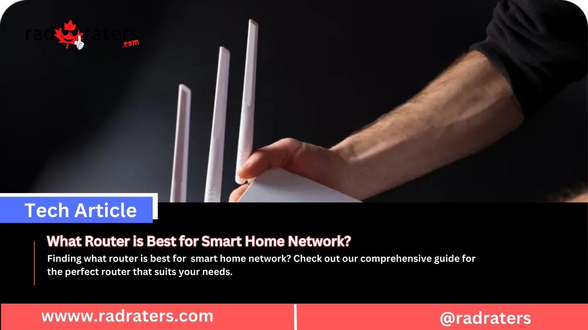 RadRaters's tweet image. Finding what router is best for smart home network? Check out our comprehensive guide for the perfect router that suits your needs.
radraters.com/what-router-isโฆ
#smartnetworking #routerguide #homenetworking #routerreviews #technologyguide