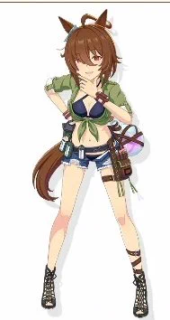 皆!!!!! 夢にまで見た水着のタキオンですよ!!!!!!