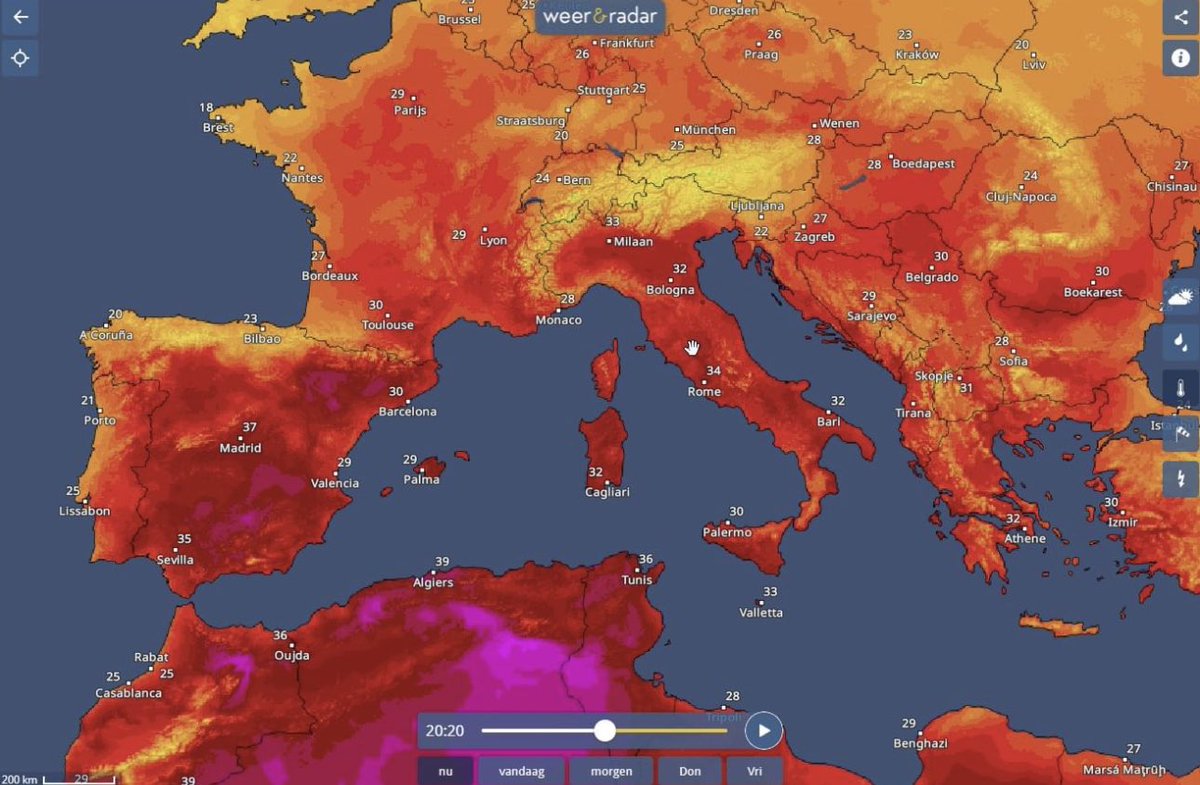 JohnMappin's tweet photo. This is a military grade brainwashing psychological operation.  

It is designed to sell you the lie of man made climate change.

They are selling you that lie to Lock You Down AGAIN.   

Two weather photos.  

2018 and Today.  Compare the temperatures. 

@KimDotcom @elonmusk @GenFlynn @charliekirk11 @RishiSunak @RWMaloneMD @jordanbpeterson @EvaVlaar @robinmonotti @lopatonok @RussianEmbassy