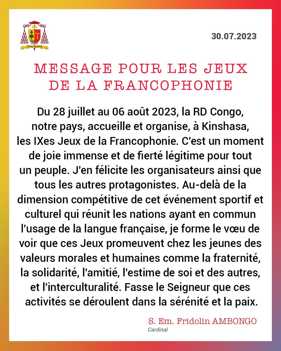 #francophonie | 30.07.2023