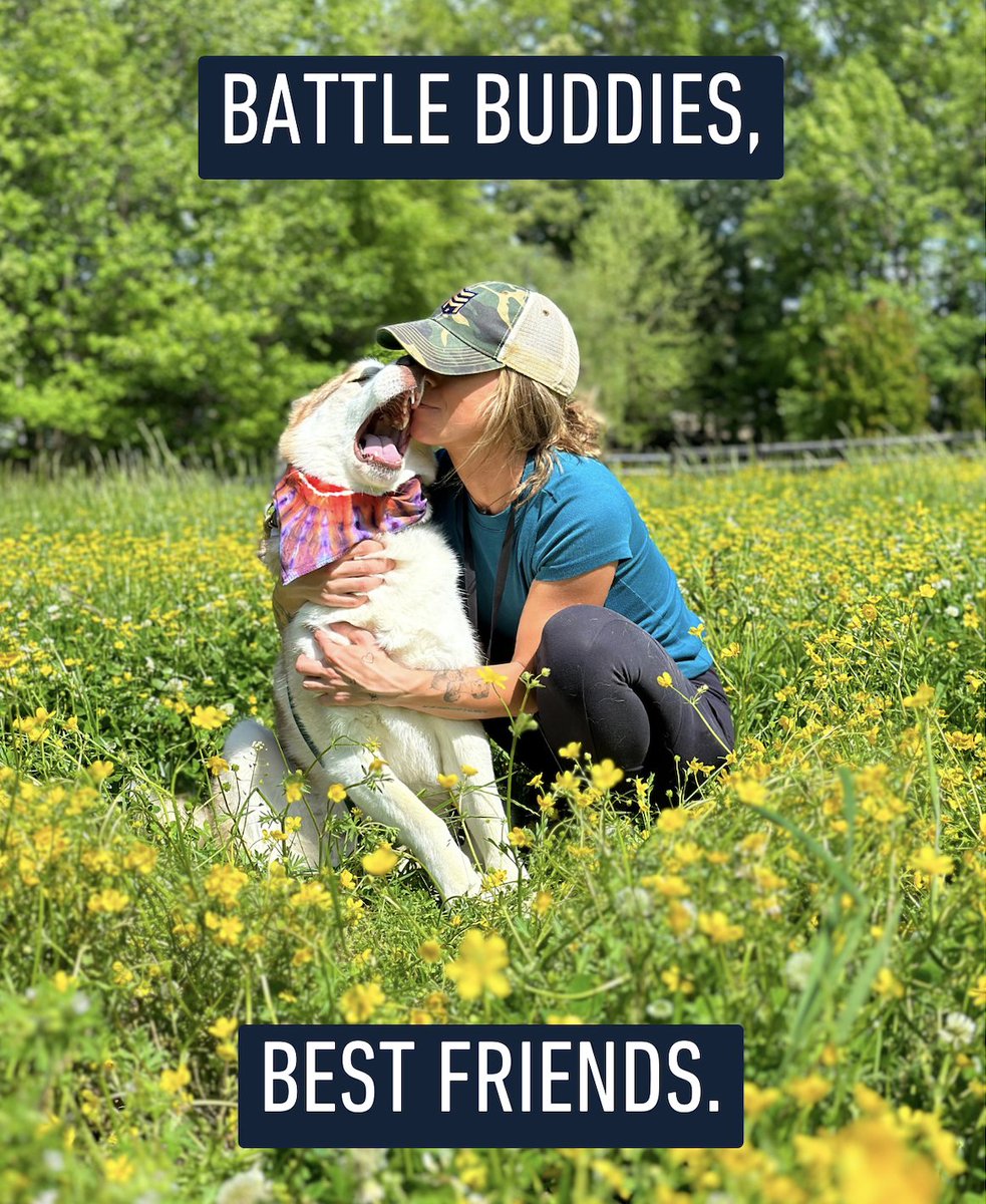 Happy #DayofFriendship! At Charlie Mike, we're in the habit of making friends. 🐶 Our mission is simple yet profound: bring together #veterans and trained #rescue dogs who need a home. What happens? Our Canine Battle Buddies offer veterans companionship, a sense of purpose, and