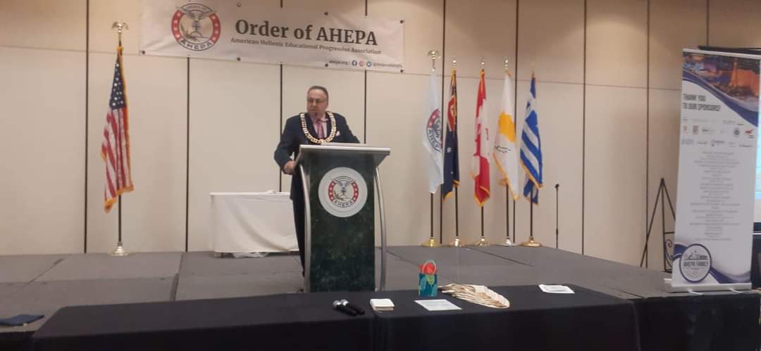 Congratulations to #SavasTsivicos a Greek Cypriot active #Diaspora member who was elected as the new Supreme President of @OrderOfAHEPA So proud of you Savas! @AHEPAyouth @DOPHeadquarters @Greeks_Abroad @CyprusinUSA