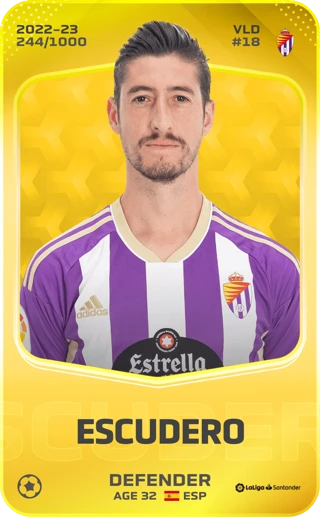 Jack05sorare's tweet image. #Sorare #Giveaway #SorareGiveaway  
Giveaway Escudero   
To enter:     
1. Like and retweet    
2. Follow me   
Winner will be announced tomorrow at 15:15(BST)  

Sign up to Sorare using the link in my description to get a free card