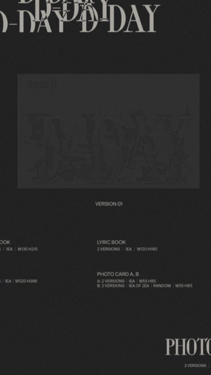 paypaypayerrp's tweet photo. 방탄소년단 방탄 윤기 어거스트디 디데이 앨범 양도 슈가 bts suga agustd d-day sell unopened album

미개봉 앨범 각 0.8 (재고1개) https://t.co/yfqhcKgTMo