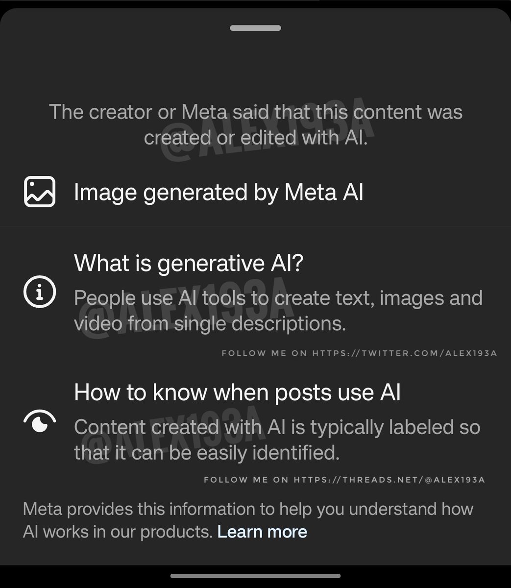 #Instagram is working to label the contents created or modified by #AI in order to be identified more easily 👀
