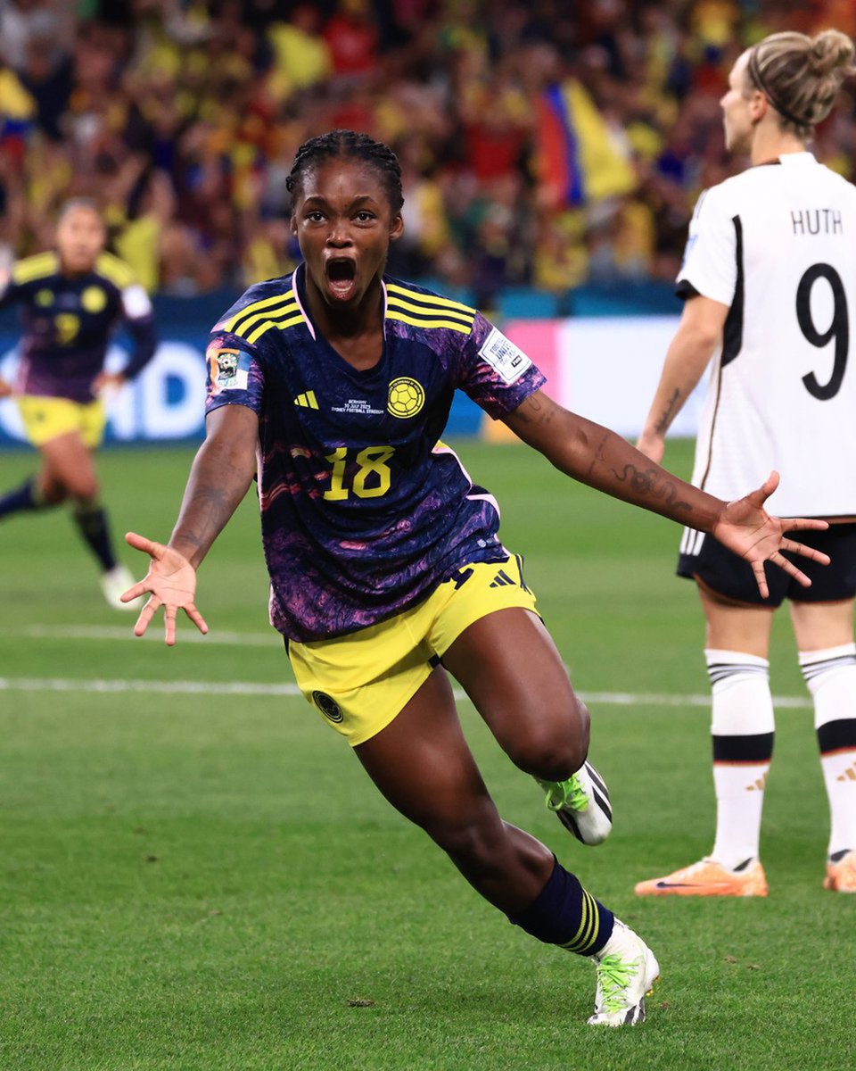 LINDA CAICEDO APPRECIATION TWEET 🇨🇴 Turned pro at 14, beat ovarian cancer at 15, and today the 18yo Real Madrid prodigy scored a goal that sparked a SEISMIC upset over powerhouse Germany. One of game's brightest young stars, lifting her team &amp; delivering joy to an entire nation.