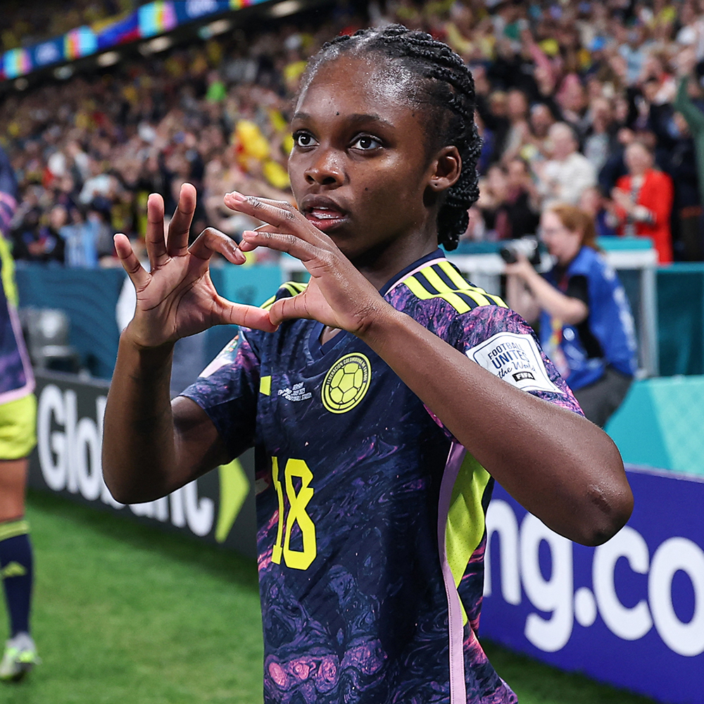 MenInBlazers's tweet photo. LINDA CAICEDO APPRECIATION TWEET 🇨🇴 Turned pro at 14, beat ovarian cancer at 15, and today the 18yo Real Madrid prodigy scored a goal that sparked a SEISMIC upset over powerhouse Germany. One of game's brightest young stars, lifting her team &amp; delivering joy to an entire nation. https://t.co/TGMiZh9AFt