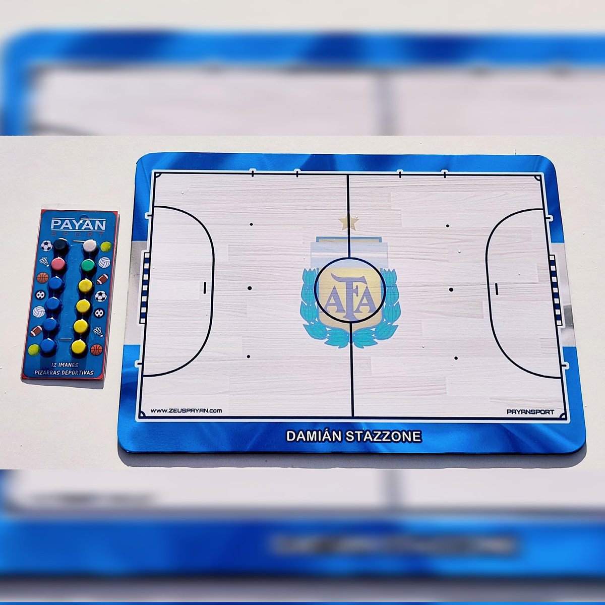 PayanSport's tweet photo. Pizarras tácticas personalizadas para el Staff técnico de la Selección Argentina futsal @afa 🇦🇷⚪🔵💪.
Gracias @matiti3 por la confianza 😊 https://t.co/nqeRNcp4v9