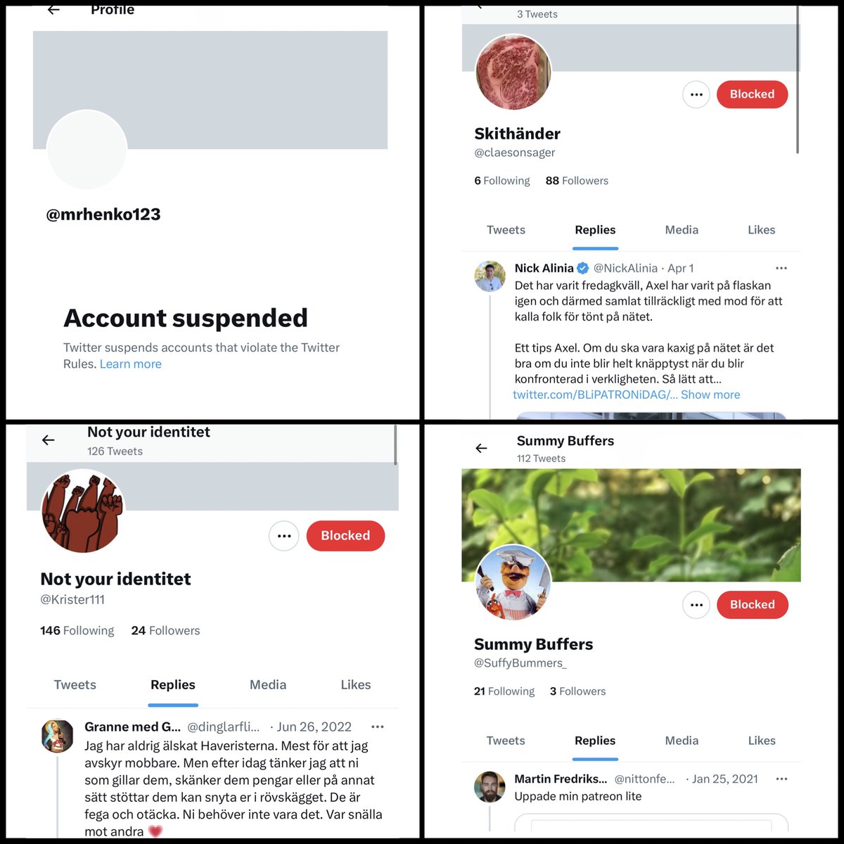 Inte Rasist, Men tweet media