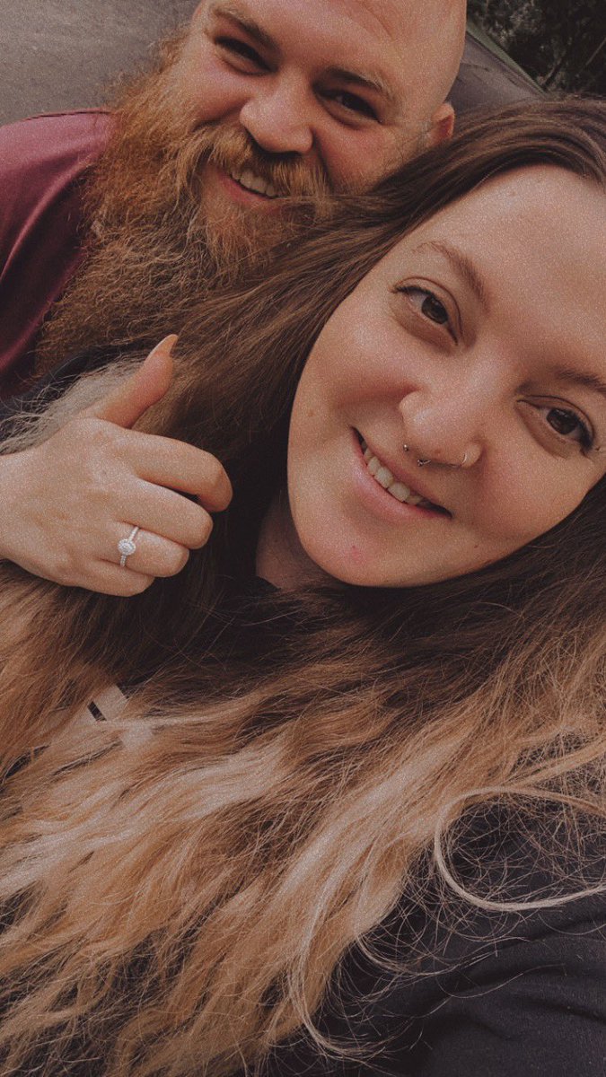 KayWatterson's tweet photo. So…This happened 💍🤍.
Funny how your life prospective changes when you find the other half of you 🥰#engaged https://t.co/TPntALJHG0