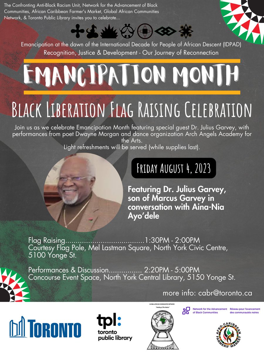 City of Toronto Confronting Anti-Black Racism Unit tweet media