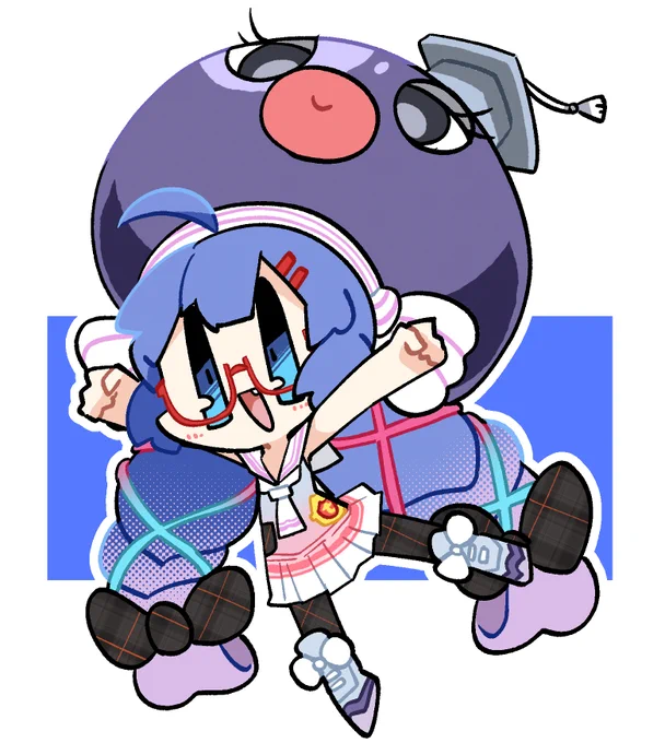 ウナギ食べたのでウナちゃん描いたのを描き忘れを描き足したうな