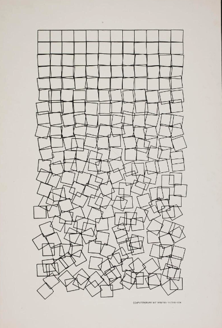 Schotter  by Georg Nees, 1968-1970