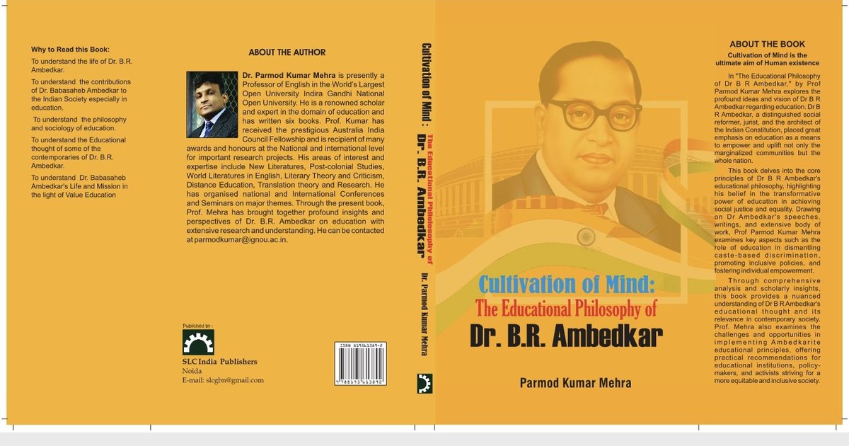 dalitlitfest19's tweet photo. https://t.co/zIhsk35UpS

Ambedkar's educational philosophy emphasized the cultivation of critical thinking, self-respect, and dignity through education. He believed that education should empower individuals to question social norms, challenge injustice.

https://t.co/mA7AJfPbYA https://t.co/0HhgAjjIEz