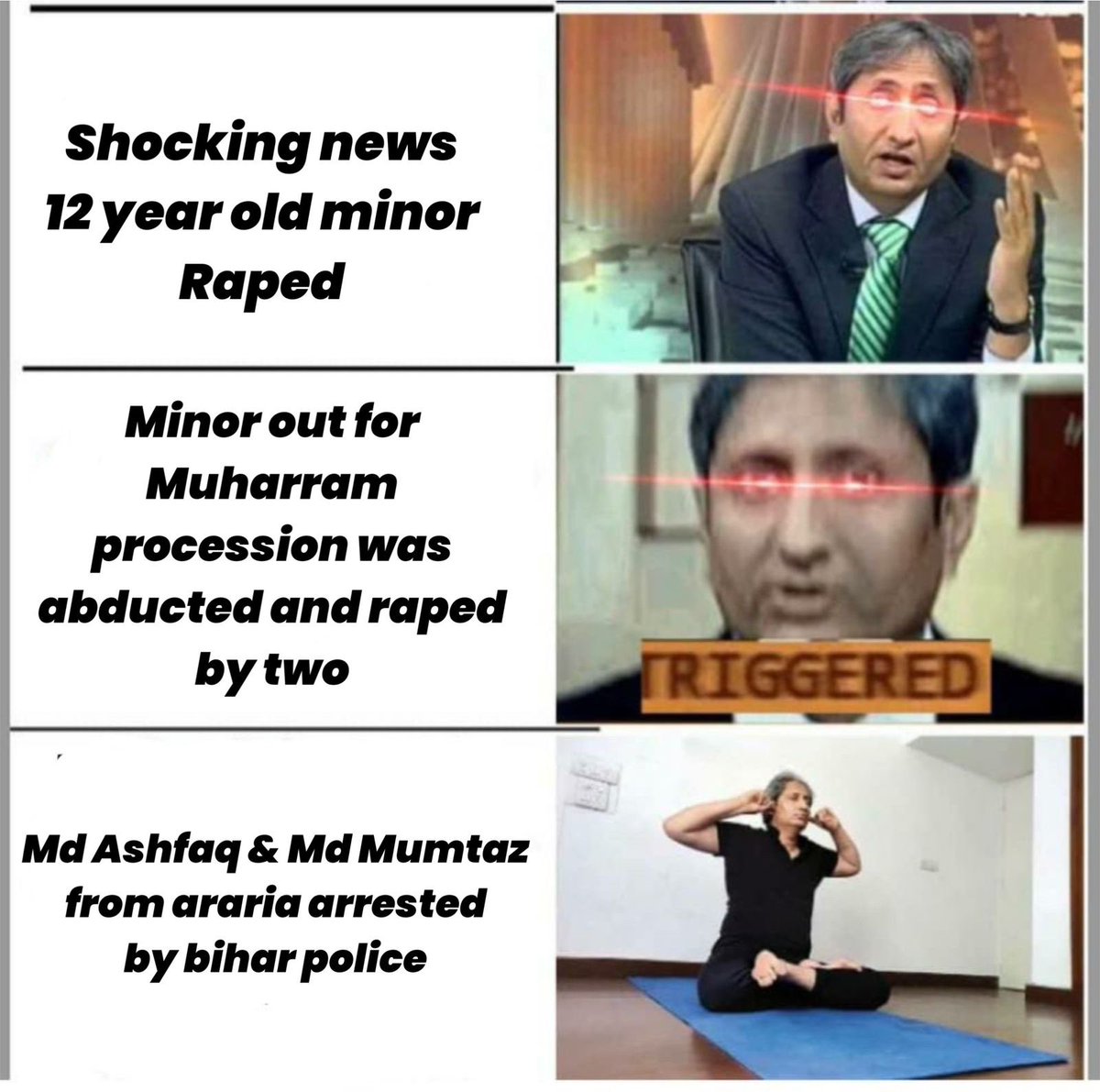 desimojito's tweet photo. No outrage on this and we know the reason https://t.co/LNUVGN71sb