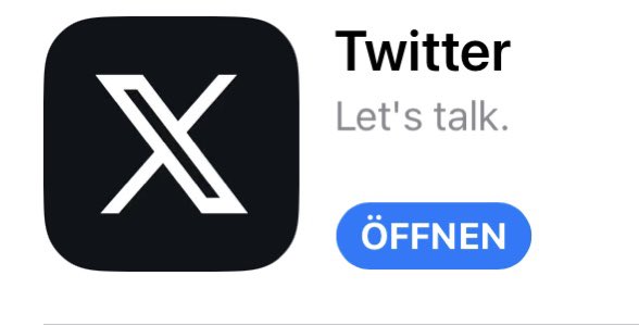 Hm, X-ig/twittrige Markenbotschaft. Noch twittert man. Wie heißt es künftig: X-en? Ein X anstelle eines Tweet absetzen?
#Twitter