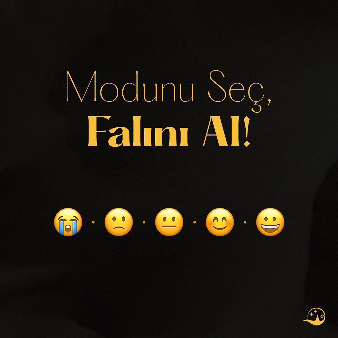 imiimiyah1's tweet photo. Modunu seç, falını al!😉 Duygu halini en iyi yansıtan emoji hangisi? Seçtiğin emojiye ve enerjine yoğunlaştım, sana özel fal yorumunu hazırladım. Seçtiğin emojiyle birlikte en çok kullandığın ki emojiyi yorumlara bırakmayı unutma!💛 https://t.co/MvJkWHByED