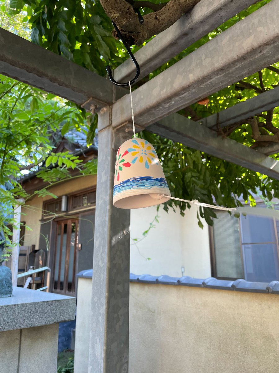 SAGAK17's tweet photo. 風鈴作り https://t.co/C1GhJRob0U