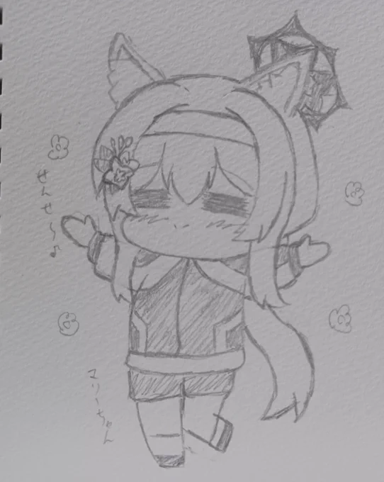 ふわふわマリーちゃん… もちもちサクラコしゃん… どっち好き? ☜(・∀・)☞