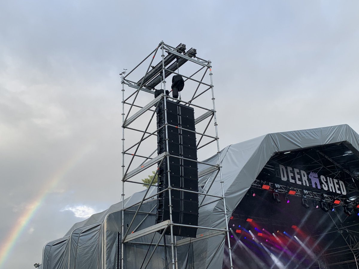 At the end of the rainbow, there’s a pot of gold, the Deer Shed main stage and The Delgados from 9.40pm this evening.