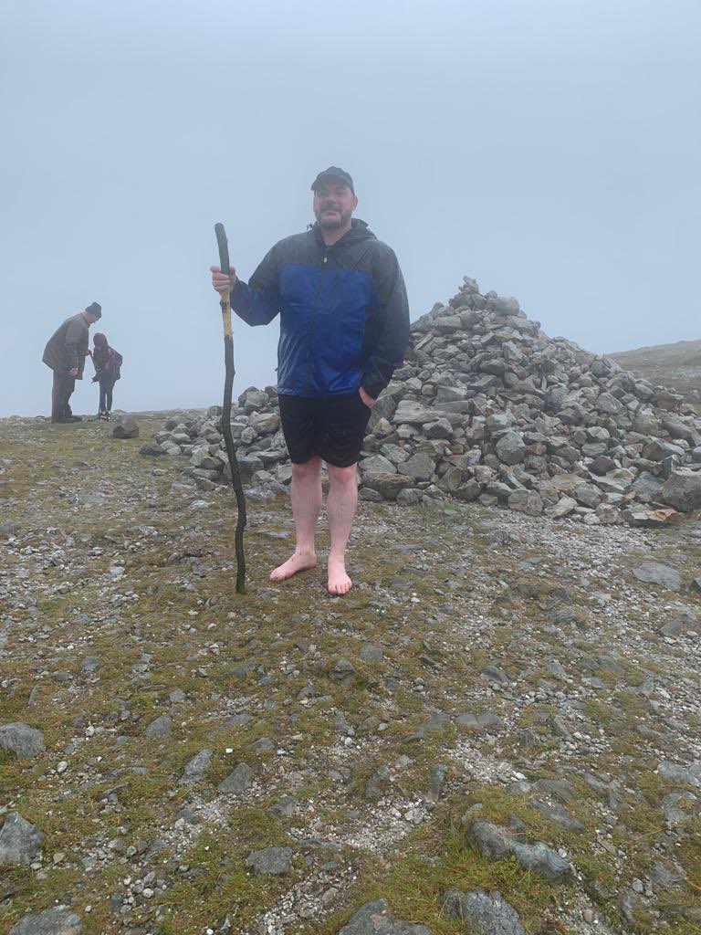 CatholicBishops's tweet photo. Reek Sunday Mass celebrated today by @ArchbishopEamon on the summit of #CroaghPatrick Co Mayo @TuamArchdiocese @NVocations https://t.co/6BBgR6PTOQ