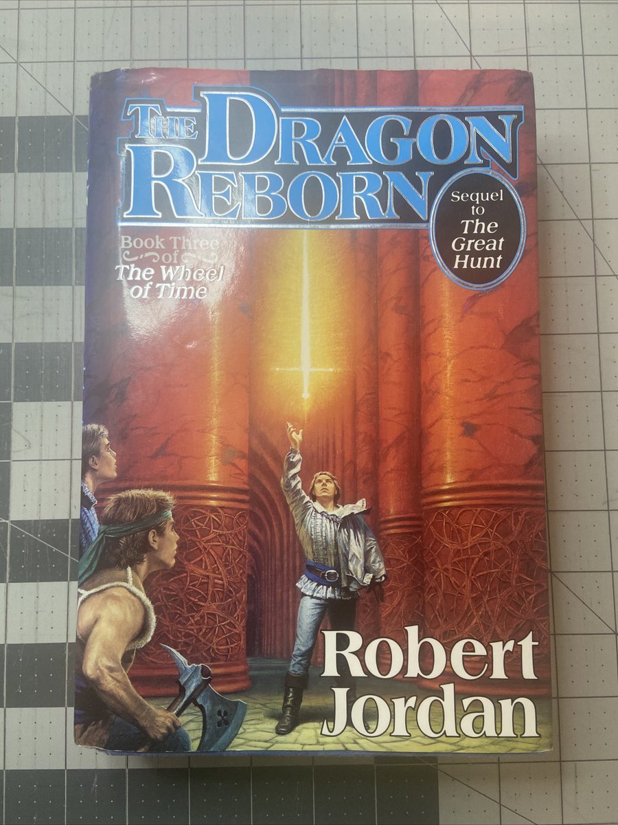 #RESOLD ON #ebay #RobertJordan #Wheeloftime the Dragon Reborn HC DJ 1st print Source #ThriftStore Bought $2.50 Sold for $5, $25, $45?