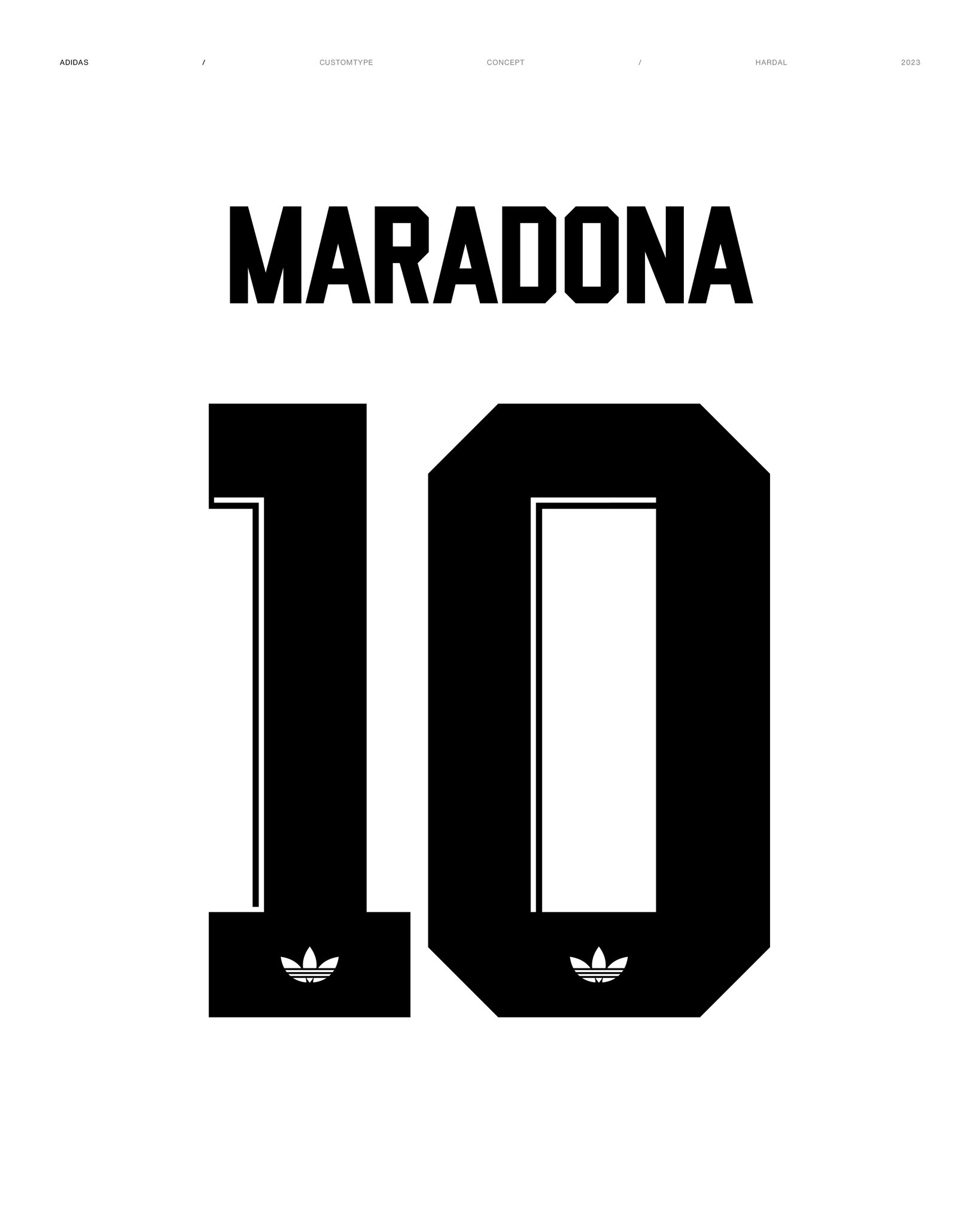 Numeros adidas font online
